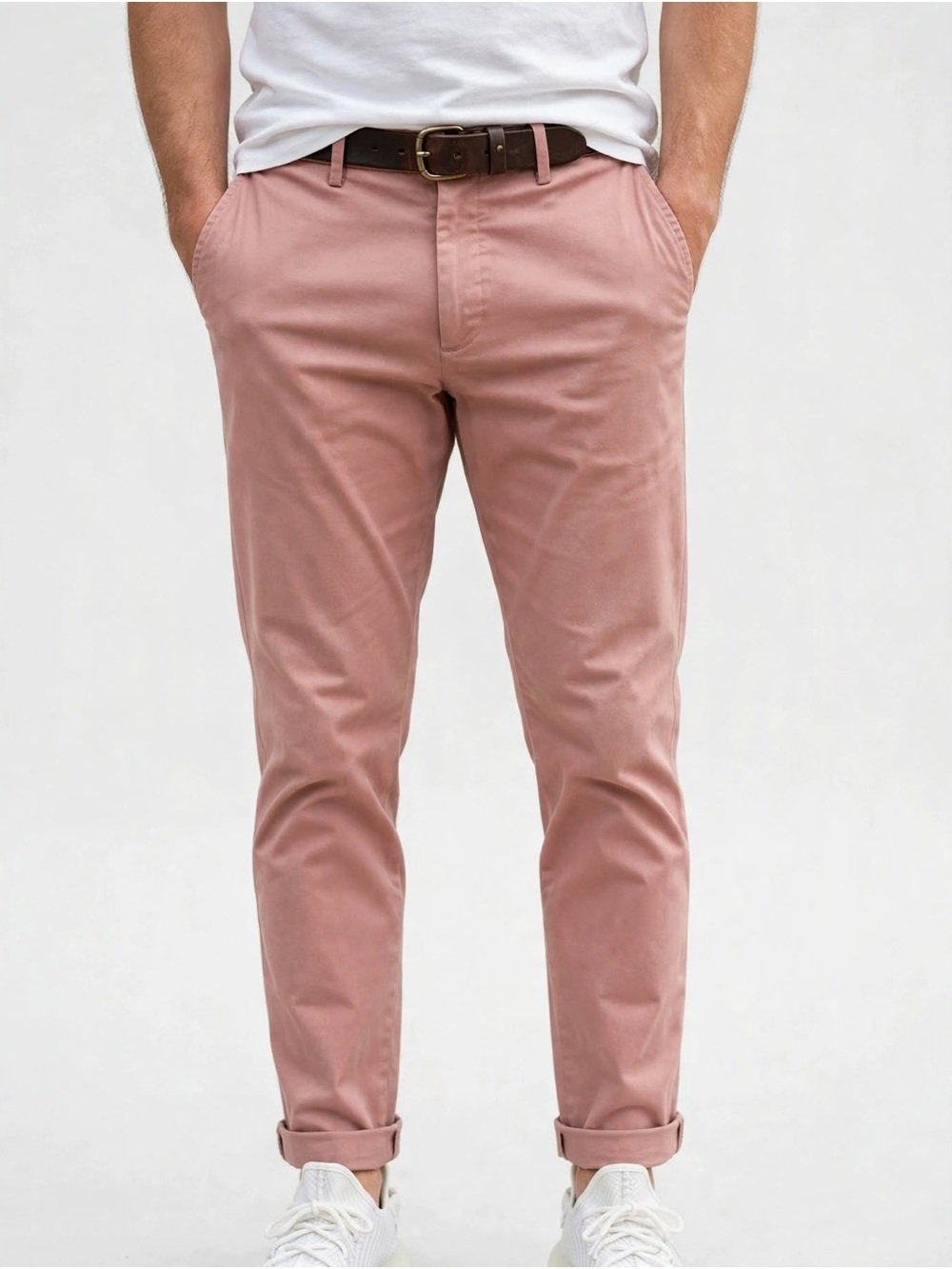 Banana Republic Slim Chinos in Dusty Rose